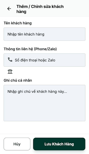 Thêm khách hàng