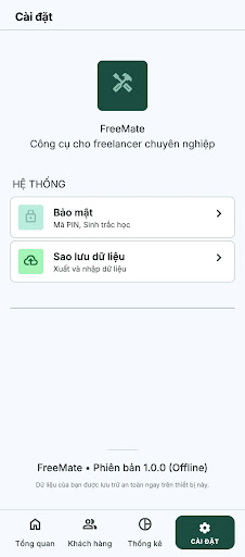 Cài đặt